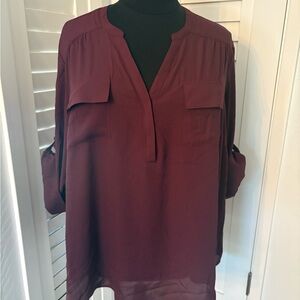 Torrid Deep Burgundy Blouse